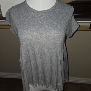 We The Free Relaxed Gray Short Sleeve Tee